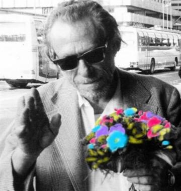 Buk with flowers
