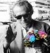 Buk with flowers